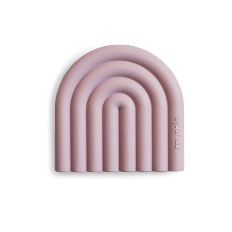 Mushie - Silicone Rainbow Mauve