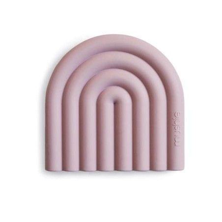 Mushie - Silicone Rainbow Mauve