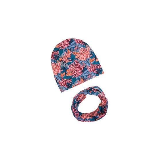 CAPPELLO CON CAMINO PER RAGAZZA FIORI 10+ ANNI