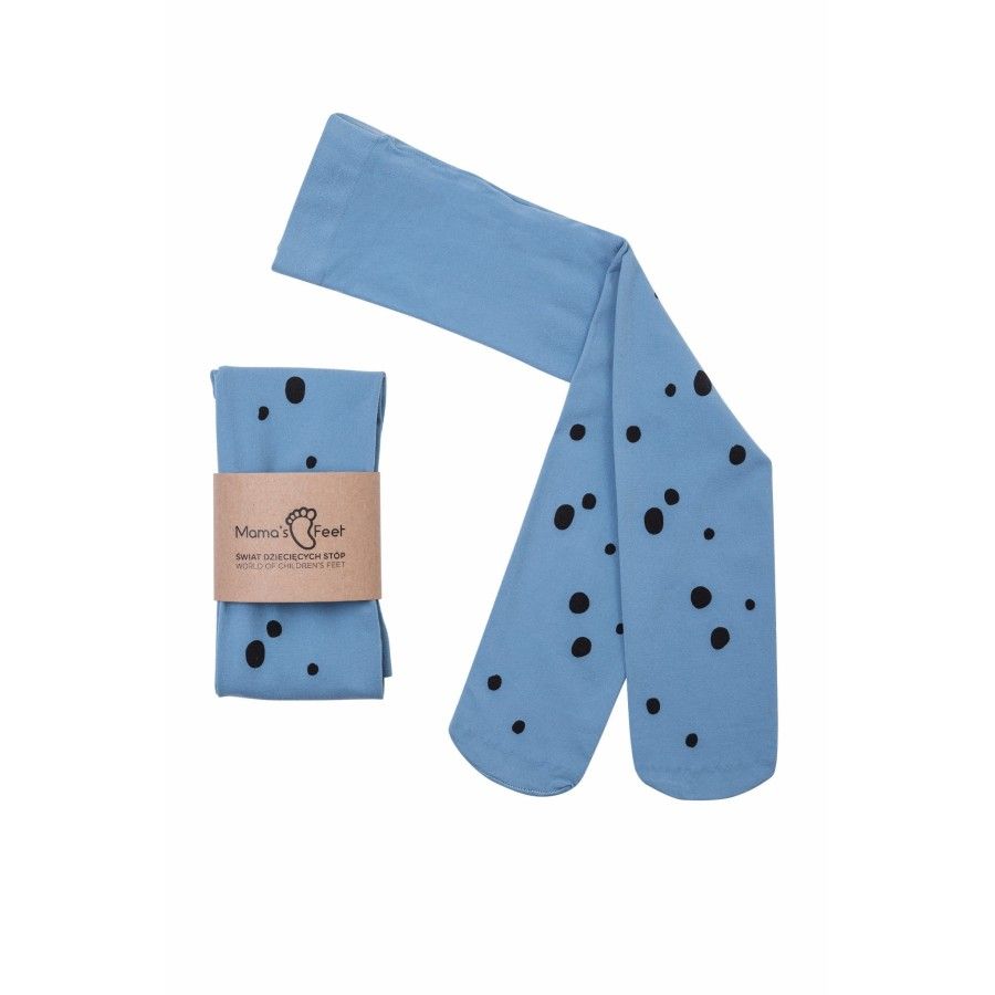 Mama's Feet Collants enfant à pois 4-6 ans