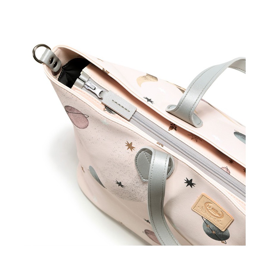 LA MILLOU FEERIA PREMIUM ZIP - TORBA LARGE- BY WHATANNAWEARS - FLY ME TO THE MOON NUDE