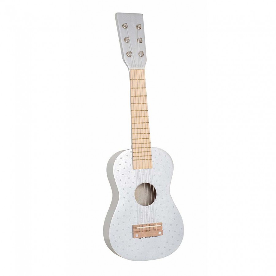 Jabadabado Drewniana gitara srebrna - 7332599141004