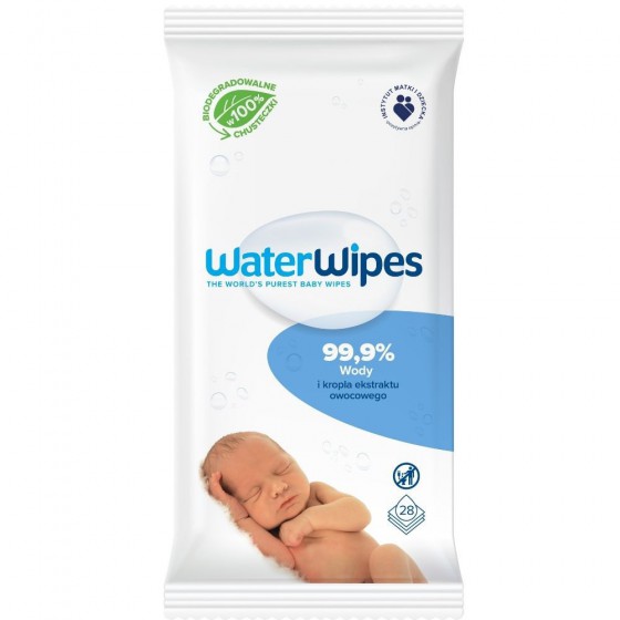 WaterWipes, Clean Water Wipes, 28pcs.