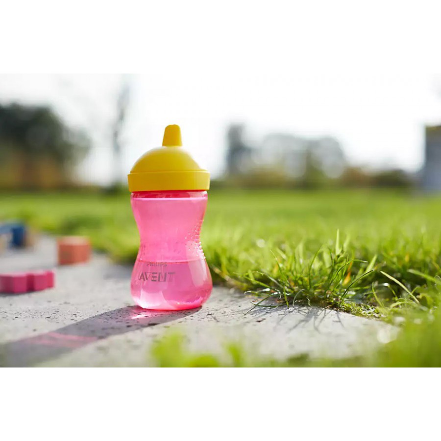 Philips Avent Kubek z twardym ustnikiem-300 ml-Pink