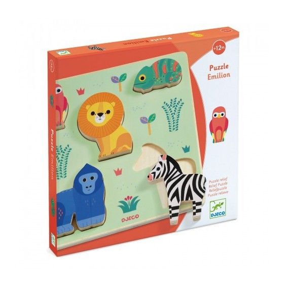 Djeco Puzzle spaziale in legno EMILION