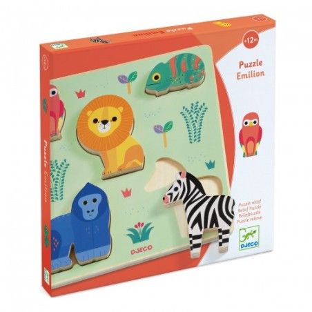 Djeco Wooden spatial puzzle EMILION