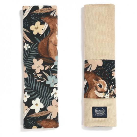 LA MILLOU ORGANIC JERSEY COLLECTION - SEATBELT COVER - PRETTY