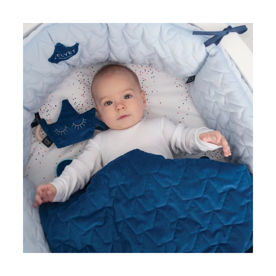 LA MILLOU VELVET COLLECTION ZAWIESZKA PACIFIER COMBO AUDREY MINT