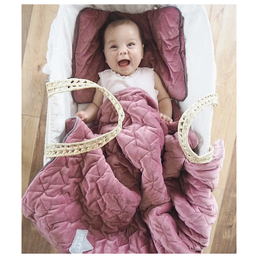 LA MILLOU VELVET COLLECTION ZAWIESZKA PACIFIER COMBO AUDREY MINT