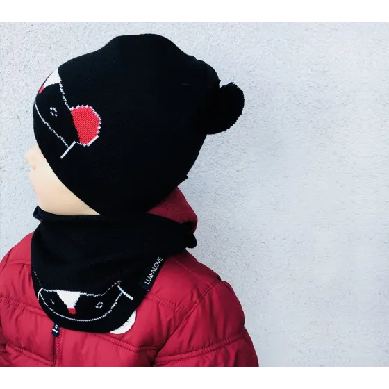 LULLALOVE CIEPŁA CZAPKA MRB MR B 0-3 M-CY
