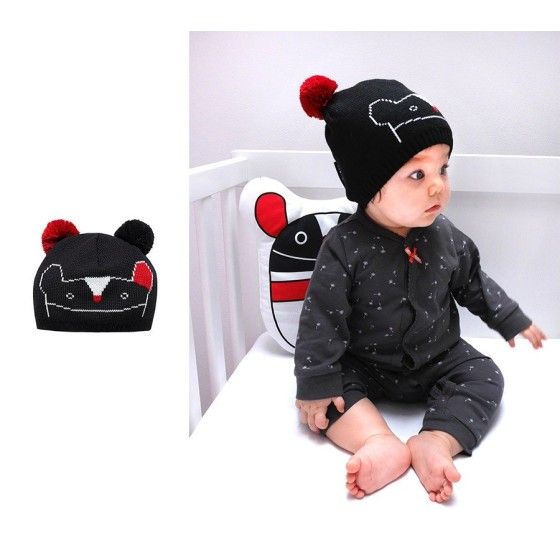 LULLALOVE Warme MRB-Mütze MR B 0-3 M-CY