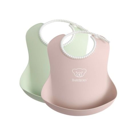BABYBJORN 2个粉末绿/粉末粉红