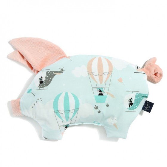 LA Millou pillow SLEEPY PIG POWDER PINK MISS CLOUDY