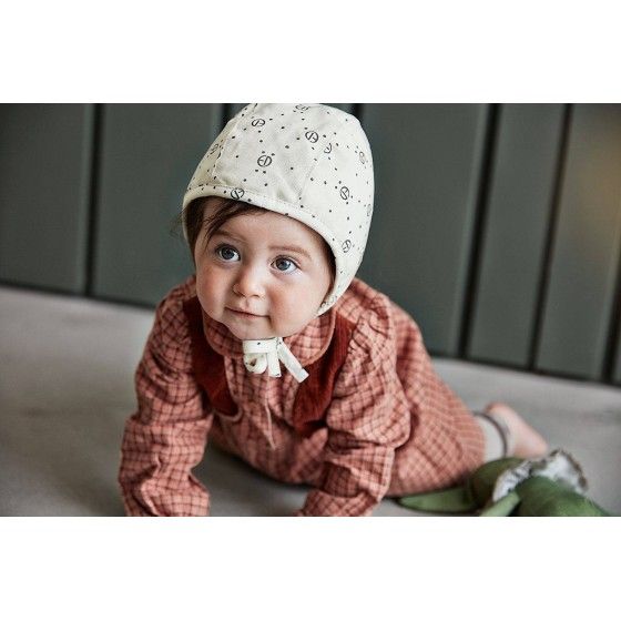 Elodie Details Cappello Winter Bonnet Monogrammo 6-12 m-ci