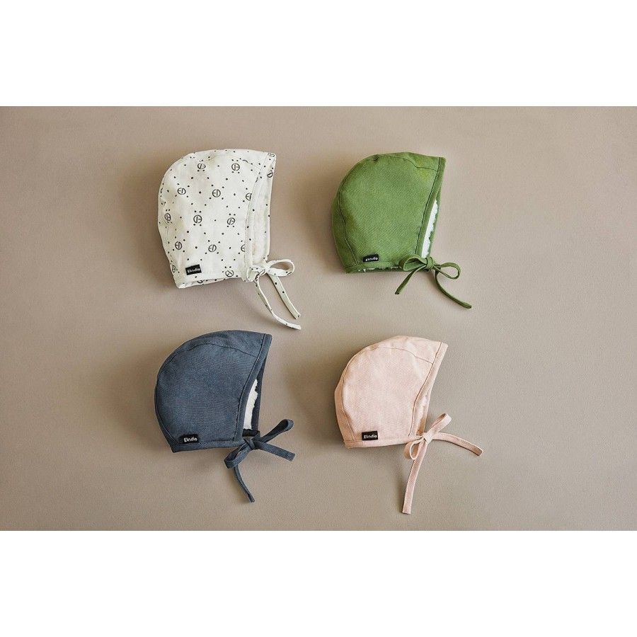 Elodie Details Winter Bonnet Juniper Blue 3-6 m-cy