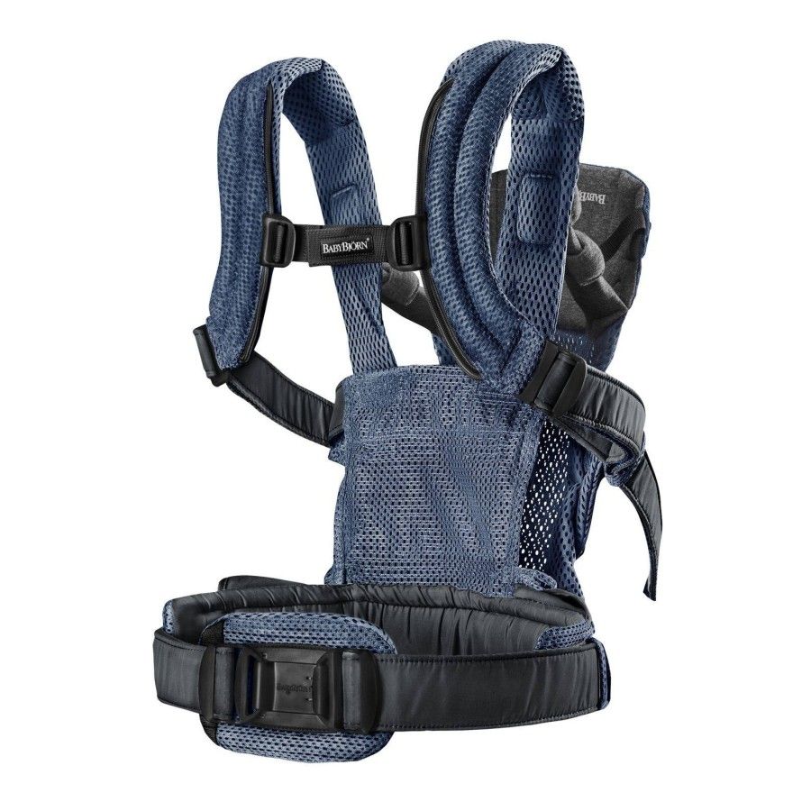 BABYBJORN harmony 3D 网状婴儿背带，海军蓝