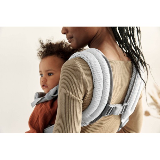 BABYBJORN nosidełko Harmony 3D Mesh, Srebrny