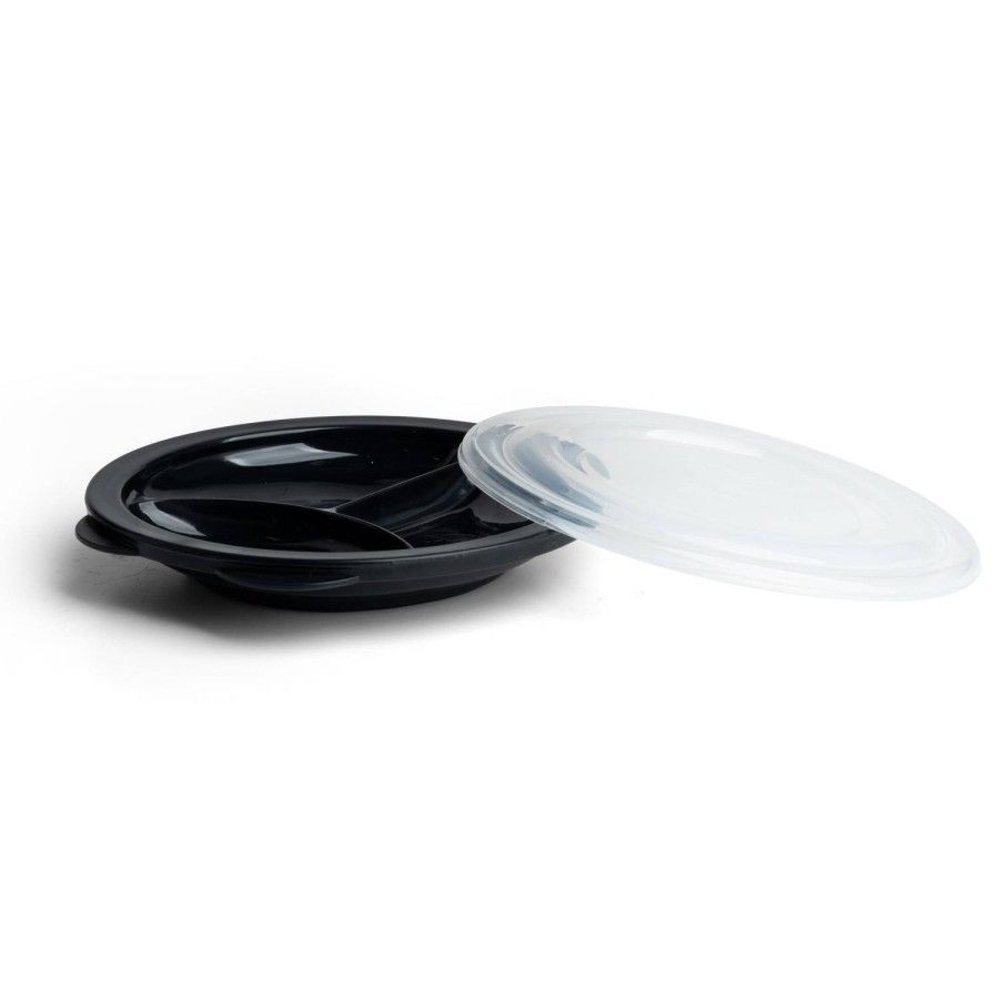 Herobility talerzyk Eco Baby Plate Divider czarny