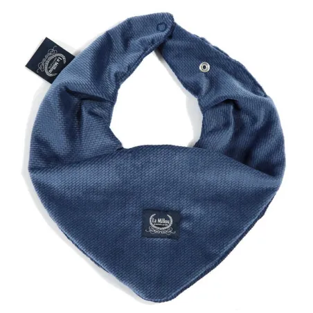 LA MILLOU SCARF HARVARD BLÅ - SAMMET
