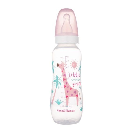 Canpol Bottiglia 330 ml (BPA 0%) rosa