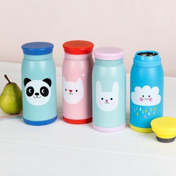 Rex London Un thermos per un bambino da 350 ml, cookie gattino
