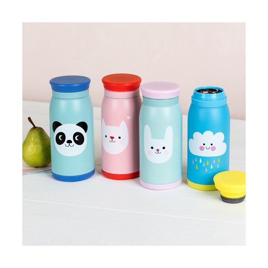 Rex London Un thermos per un bambino da 350 ml, cookie gattino