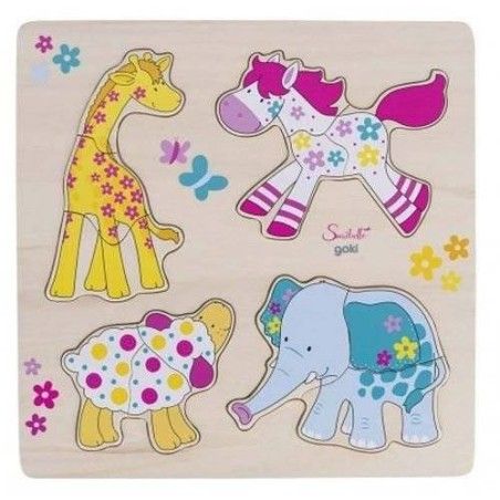 Goki Putting together a puzzle pattern Animal