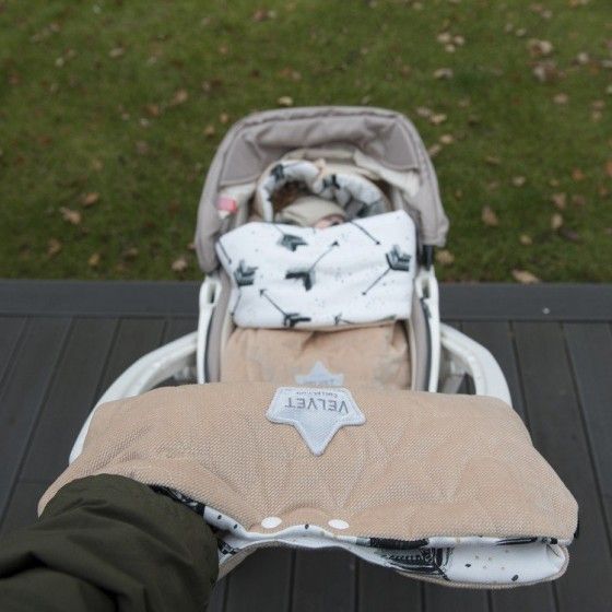 LA MILLOU SLAAPZAK VOOR KINDERWAGEN - S - BOHO ROYAL ARROWS
