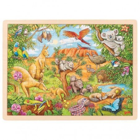 Goki Puzzle 96 el Australijskie zwierzeta