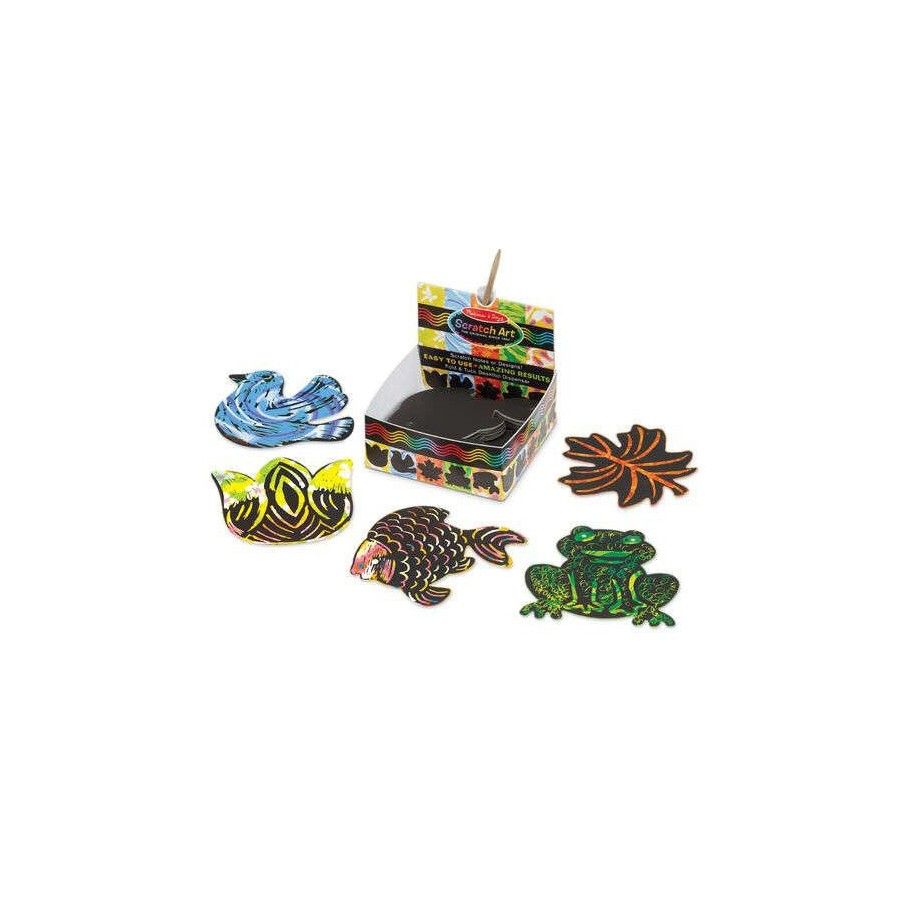 Melissa&Doug Zdrapki Holograficzne Mini ART NOTES Natura