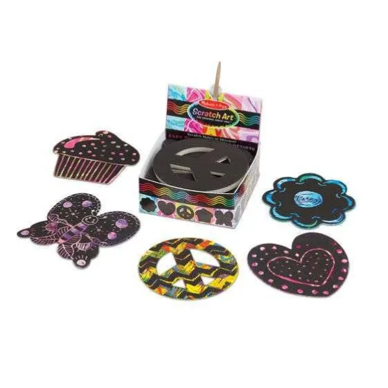 Melissa&Doug Zdrapki Holograficzne Mini ART NOTES Friendship