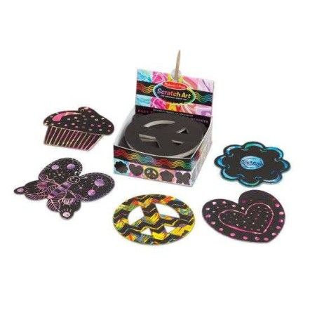 Melissa&Doug 全息刮刮卡迷你艺术笔记友谊