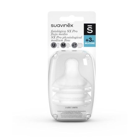 SUAVINEX SX PRO + 3M-flaskor 2 st. Medelflöde
