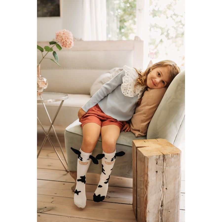 Mama's feet Podkolanówki dziecięce Krowa Danusia 1-3lata