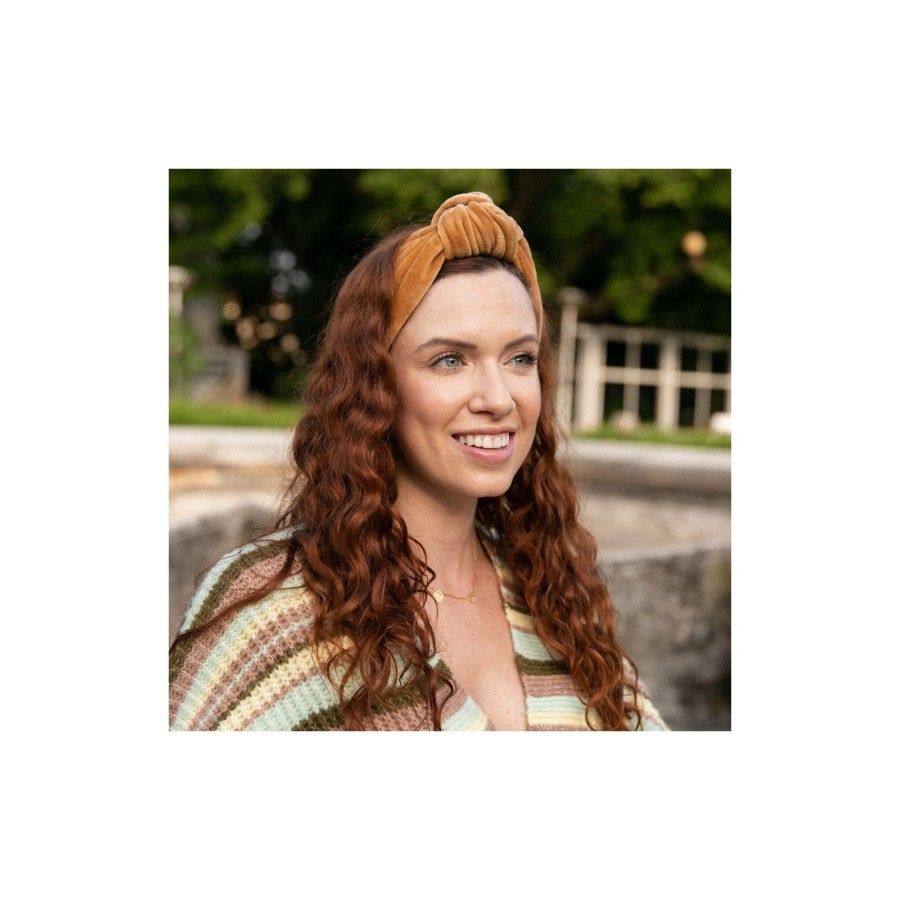 WOUND HEADBAND VELVET CAP