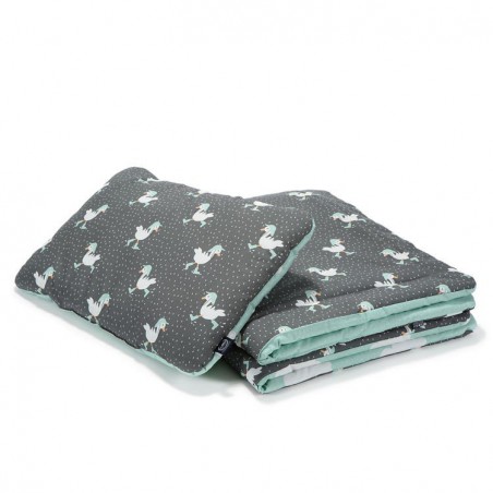 LA Millou set of sheets M dancing in the rain clouds on DARK & MINT