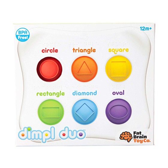 肥大脑玩具泡Dimpl二人组.