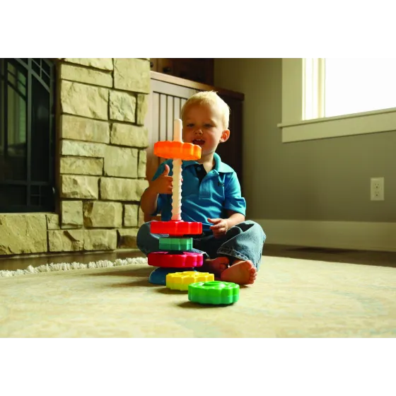 Fat Brain Toy Twisted Tower Spin Again.