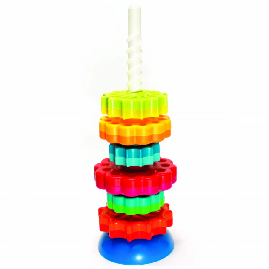 Fat Brain Toy Twisted Tower Spin Again.
