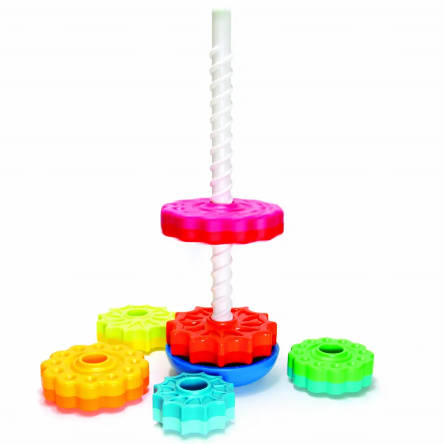 Fat Brain Toy Twisted Tower Spin Again.