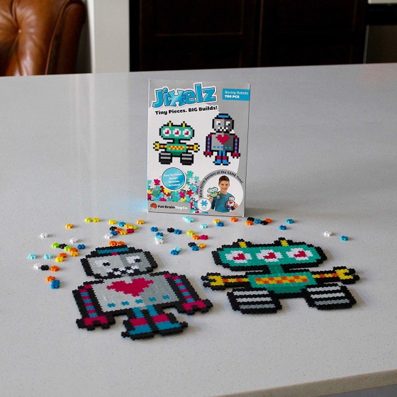 Fat Brain Toy Puzzelki Pixelki Jixelz. Roboty. 700 elementów.